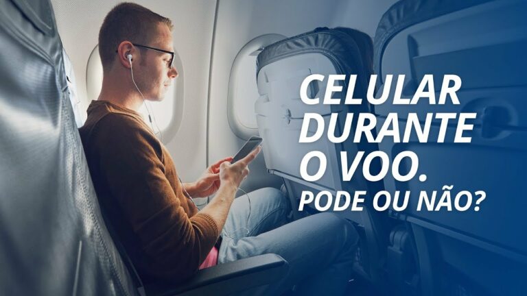 O que acontece se não colocar o celular no modo avião durante um voo?