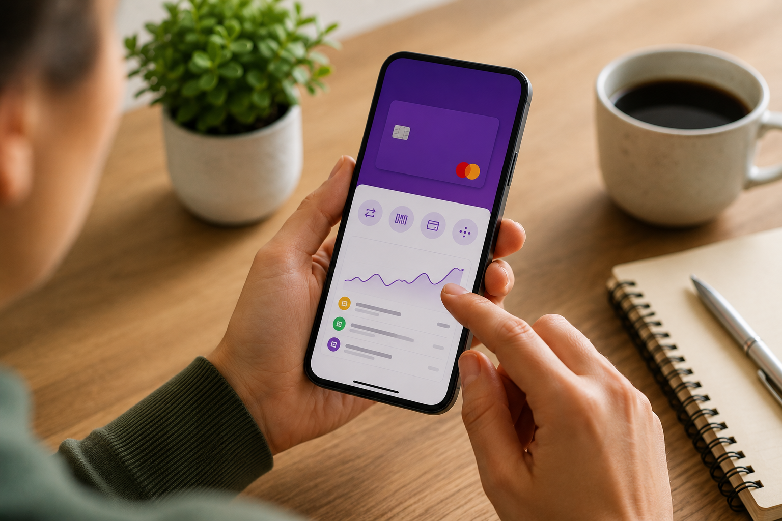 Bancos digitais simples de usar, como Nubank, Banco Inter e C6 Bank, oferecem praticidade para administrar pagamentos, transferências e outros serviços pelo celular.