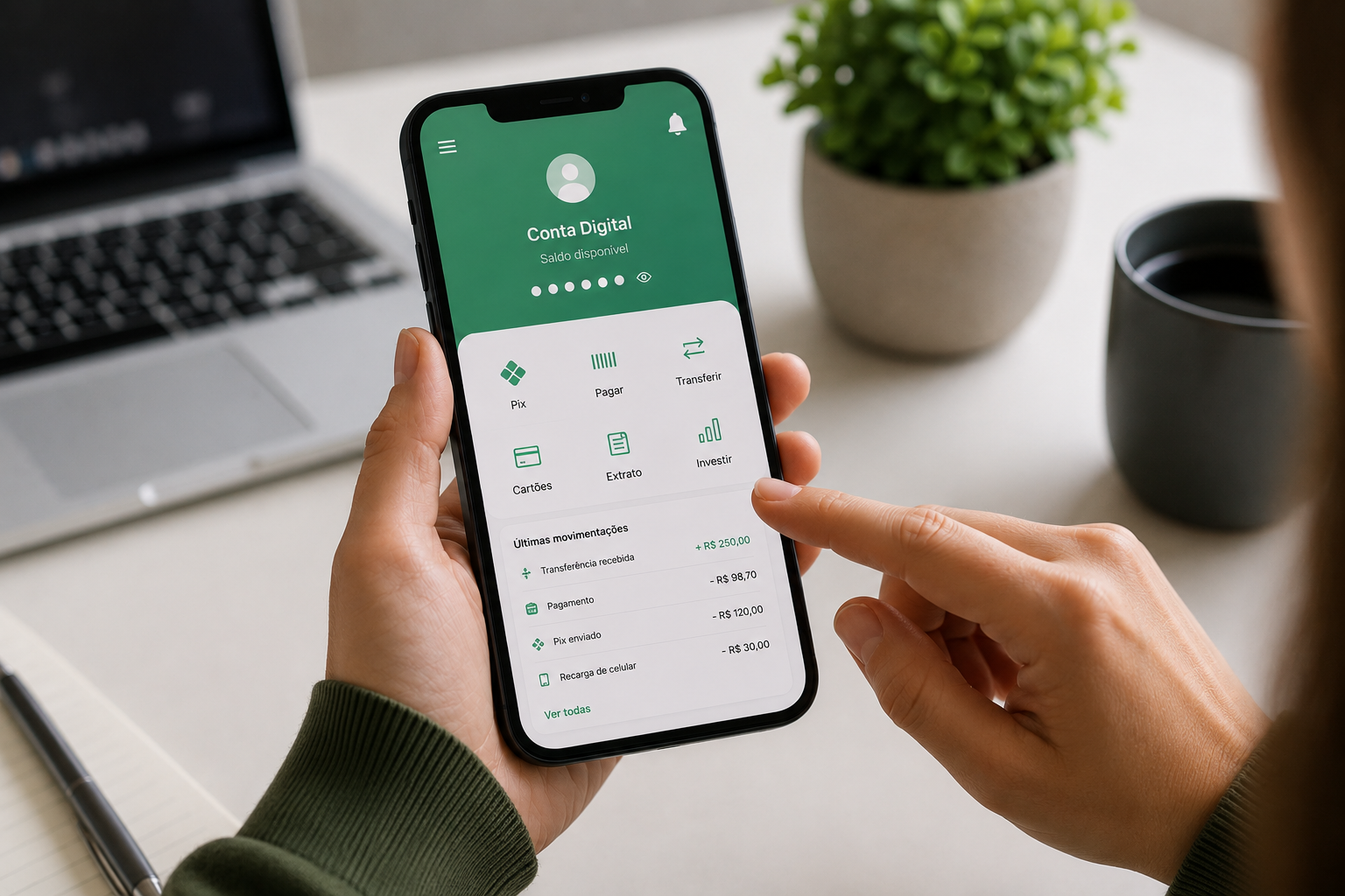Conheça Nubank, Banco Inter e C6 Bank e compare recursos, praticidade, segurança e serviços para escolher uma conta digital para o dia a dia.