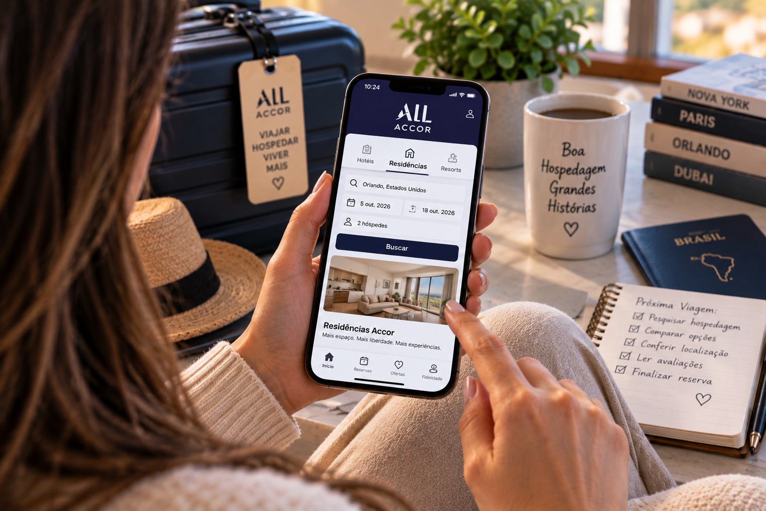 Os aplicativos para encontrar hospedagem facilitam a comparação de hotéis, casas e apartamentos, ajudando a escolher a melhor opção para cada viagem.