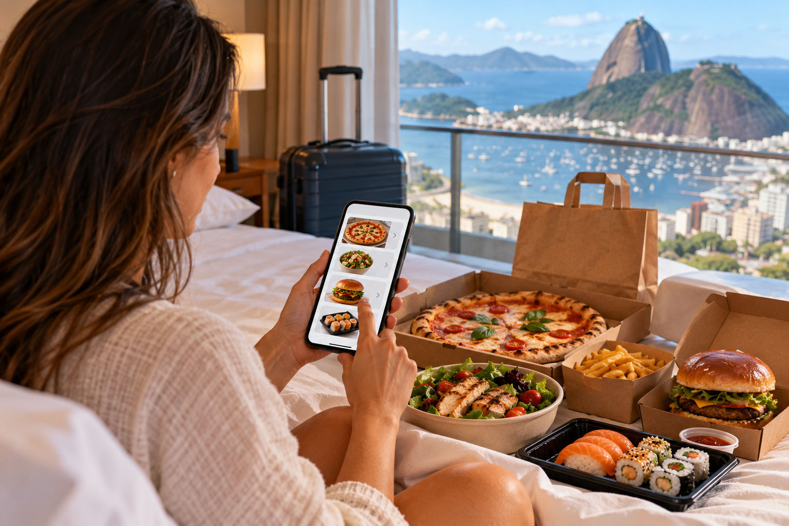 Apps de alimentação para viagem ajudam a encontrar restaurantes, pedir delivery e comprar itens de mercado enquanto você conhece diferentes destinos pelo Brasil.